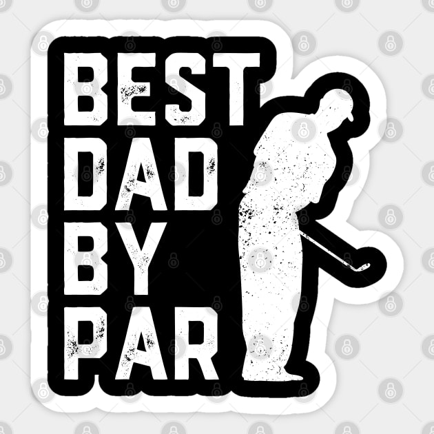 Best Dad By Par Sticker by trendingoriginals